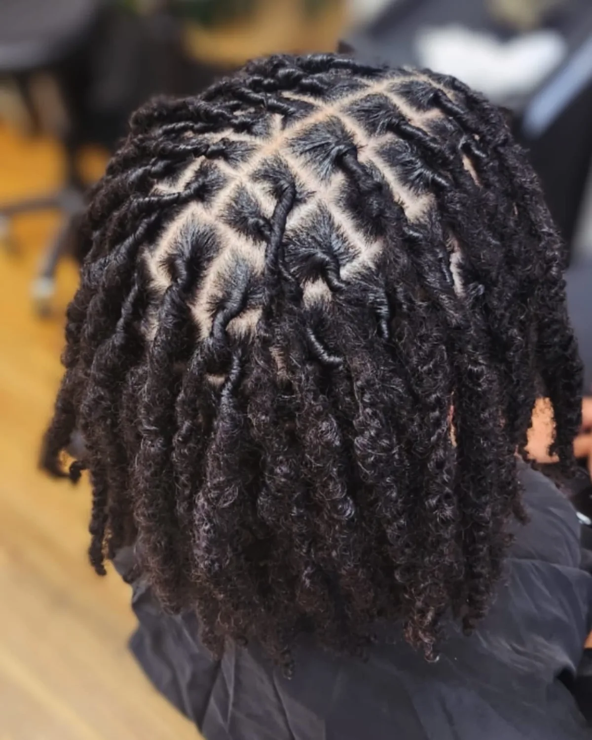 Traditional locs retie by Yolande
